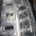 For LS Intake Manifold Low Profile Cathedral Port 92mm Compatible with Chevy GMC Pontiac LS1 LS2 LS6 Sheet Metal Fabricated EFI (Silver)