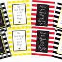 Barker Creek Art Print Set, Be True to Yourself, Set of 8 Art Prints from Barker Creek's Buffalo Plaid & Wide Stripes Collection, Inspirational Quotes, Office, Home, School, 8 Prints, 8" x 10" (4178)