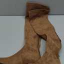 Mtzyoa Thigh High Block Heel Boot Women Pointed Toe Stretch Over The Knee Boots, 38