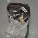 Short Brown Balding Man Cap Receding Hairline Synthetic Funny Costumes Wig with Gold Chain