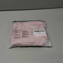 Women's Striped Button Front Flared Camisole Tops Shirred Spaghetti Strap Tank Top (Pink, S)