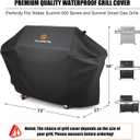 72 inch BBQ Grill Cover - 600D BBQ Cover for Outdoor Grill Heavy Duty and Waterproof,Large Barbecue Gas Grill Covers for Weber,Char-Broil,Nexgrill,Monument,Dyna-glo,Brinkmann and More