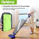 25 Pack Vacuum Bags Replacement (Green), Fit for Oreck Type CC XL XL2 XL7 XL21 Upright Vacuum Cleaners, Oreck XL Vacuum Bags, Compatible with All Oreck XL Upright Vacuums Systems Part CCPK8, CCPK8DW