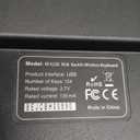 Bluetooth Slim Keyboard for Mac, Aluminum Rechargeable Keyboard Wireless, Low-Profile Silent Flat Key Compatible with Apple iMac, MacBook, Mac and iOS, Full Size - Space Gray