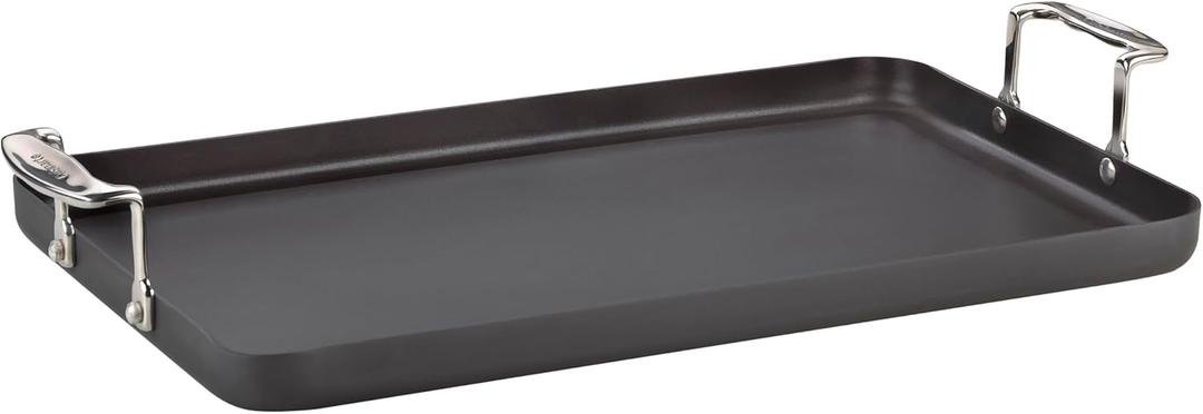 Cuisinart Chef's Classic Nonstick Hard Anodized 13" x 20" Double Burner Griddle