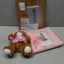 Silkfly 7 Pcs Graduation Gown Cap 2026 Graduate Outfits Accessories Stole Tassel Sash Charm Bear Gift (Pink)