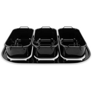 AROMA Triple Buffet Server Accessory for Aroma 18-Qt., 20-Qt., and 22-Qt. Roaster Ovens