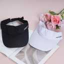 Sport Sun Visors Hats for Women Men Adjustable Cooling Athletic Visors Empty Sun Top Hat for Tennis Ball Golf Cycling Running