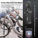 Sportneer Bike Lock - High Security Folding Bicycle Lock Art Certified - Bike Locks Heavy Duty Anti Theft with 3 Stainless Keys and Mount Bracket for Bicycles Scooter Ebike - 95cm/3.12ft, 2.86lbs