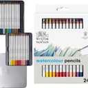 Winsor & Newton Studio Collection Artist Pencils, Watercolor Pencils, Set of 24