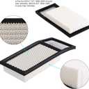 HIFROM 72368G01 Air Filter 26591G01 Oil Filter 72084-G01 Fuel Filter 72021-G01 Fuel Pump Spark Plug Kit Replacement for EZGO TXT, Medalist 4 Cycle 295cc / 350cc Golf Cart 1994-2003 Replacement Parts