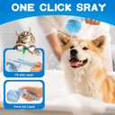 Dog Bath Brush, 2025 New 2 in 1 Dog Shampoo Brush Bubble Maker, Soft Silicone Dogs Scrubber for Bathing with Soap Dispenser, Pet Grooming Massage Brushes for Washing Long Short Hair for Dogs,Cats,Pets (Blue)