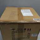 WILON Clear Glass Shade Semi Flush Mount Ceiling Light Matte Black 2 Pack