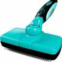 Hertzko Dog Brush for Shedding - Self Cleaning Slicker Brush for Dogs and Cats - Gently Removes Loose Hair, Tangles, and Dirt - Grooming Comb Suitable for Long or Short Coats - Aqua