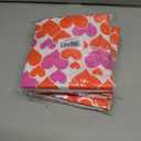 3 x Valentine's Day Cocktail Napkins Paper, 40 Pack 4 Styles Assorted Hearts Design Luncheon Napkins for Valentine's Day Decoration and Best for Decoupage, Bridal Shower, Wedding, Holiday Party