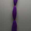 48 Inches Extra Long Fluffy Purple Hair Extensions for Halloween Costume (300g)