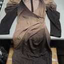 GIBIU Long Dress, Brown Gold, S