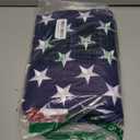 American Flag for Outside 3x5 FT, Deluxe Heavy Duty Spun Polyster, TearProof and Waterproof Super Tough Series, All Weather High Wind USA US Flag with Embroidered Stars, Sewn Stripes, Brass Grommets