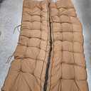 Outdoor Swing Cushions Waterproof, Thicken Porch Swing Cushion Replacement, 70 Inch Bench Seat Cushions for Garden Furniture Pad (Khaki, 40X70 inch)