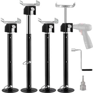 Kohree RV Slide Out Support Jacks (4PCS), Up to 20,000lb Heavy Duty Camper Support Jacks, Adjust from 20"-49" by Power Drill or Hand Crank Handle for Camper Trailer 5th wheel and Class A RV Slide Outs