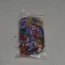 12 Pack Mardi Gras Beads Necklaces, 33 Inch Plastic Beads for Party Favors, Festival Decorations, Parade Throws, Christmas, Birthday Celebrations