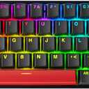 DrunkDeer G65 Rapid Trigger Mechanical Keyboard Magnetic Switch Gaming PBT Keycap RGB Wired 65% Size USB Compact Anti-Ghost Black
