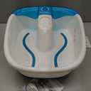 Homedics Bubble Mate Foot Spa, Toe Touch Controlled Foot Bath with Invigorating Bubbles and Splash Proof, Raised Massage nodes and Removable Pumice Stone