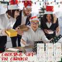 15 Sets Coworker Christmas Gift Bulk Employee Appreciation Ballpoint Pen with Inspirational Coworkers Are Like Christmas Light Cards for Office Staff Team Teacher