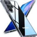 TORRAS Shockproof for Samsung Galaxy S25 Ultra Case, [NonYellowing] [12FT MilitaryGrade Protection] Transparent Slim Case for Samsung S25 Ultra Case, Diamond Clear, Hard, 6.9'' Guardian Series