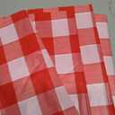misaya 4 Packs Buffalo Disposable Table Cloth, 54 x 108 Inch Waterproof Plastic Tablecloth, Rectangle Red and White Checkered Table Covers for Picnic, Birthday, Party, Back to School