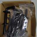 JQK Spring Loaded Latch Pin, 304 Stainless Steel Barrel Bolt Thickened 2mm Door Lock, 5 Inch Black (4 Pack), HSB300-BK-P4