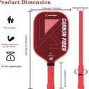 Pickleball Paddle, USAPA Approved, Lightweight Pickle Ball Paddle for Power & Control, Pickleball Paddles for Men & Women Indoor Outdoor Play