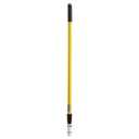 Rubbermaid Commercial Products HYGEN Quick-Connect Adjustable Extension Handle/Pole, Lightweight Cleaning Tool for Floors/Walls/Ceilings/Windows for Janitorial/Residential/Commercial/Business, Yellow