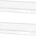 Weiai Clear Acrylic Shelf 15" Invisible Floating Wall Ledge Bookshelf, Kids Book Display Shelves Wall Mounted (15 Inch 2Pack)