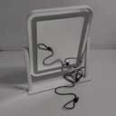 Vanity Mirror with Lights, 12.6"15" LED Makeup Mirror, Lighted Makeup Mirror with Lights, Smart Touch Control Dimmable 3 Modes Light, Lighted Up Mirror for Makeup Desk, Bedroom, Dressing Room (White)