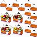 3 x Gueevin 12 Pcs Large Back to School Basket Pencil Shaped Flowers Basket, 14.7 x 3 x 12 inch