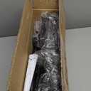 KEGII Corner Shower Caddy Tension Pole - Shower Tension Rod Organizer, Floor to Ceiling Shower Caddy 25-114.2 inch, Towel Rack Corner Waterproof, Black