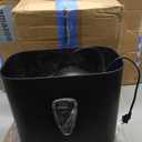 8 Sheet Cross Cut Paper and Credit Card Shredder with 4.1 Gallon Bin, Black