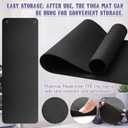 Briwooody Yoga Mat Wall Mount with Holes
