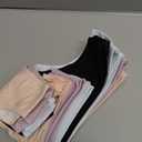 Cotton Cheeky Underwear for Women Brazilian Womens Panties Bikini Cheeky Midrise Ribbed Packs Underwear for Women (Medium, 7pcs-black/Blue/Pink/Purple)