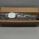 Tension Curtain Rod, Extra Long Outdoor Curtain Rod 43-120 Inch Adjustable, 1.1 Inch Diameter Thick Heavy Duty Black Shower Curtain Rod, Stainless Steel Shower Rod for Bathroom No Drilling, No Rust