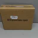 HappyHapi 8x10 Picture Frame, 4 Pack Photo Frame Display Pictures 5x7 with Mat or 8x10 Without Mat Multi Picture Frames Collage for Tabletop or Wall Display Gallery Frame (White)