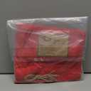 Getfitsoo Red Cloth Napkins Set of 6, 100% Cotton Napkins with Fringe, 18 x 18 Inches Handmade Soft Red Dinner Cloth Napkins Washable for Thanksgiving/Christmas/Weddings/Parties Dinner Table Decor