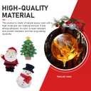 5 PCS Christmas Car Air Vent Clips, Cute Santa Elk Snowman Xmas Tree Air Conditioning Outlet Clip, Funny Christmas Dashboard Decoration