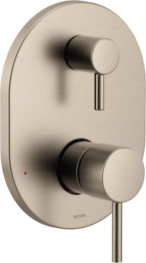 Moen Align Brushed Nickel M-CORE 3-Series 2-Handle Shower Faucet Trim, Valve Required, UT3290BN