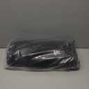 OLANLY Front Door Mat Indoor Outdoor Entrance, Waterproof All-Season, All-Weather Doormat, Sturdy Natural Rubber, Fade Resistant, Low Profile, Easy Clean Patio Porch Entryway Mat, 47x17, Black