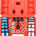 NYXOVA Crank Bearing Camshaft Oil Seal Installer and Remover Set, Crankshaft Camshaft Oil Seal Removal Installation Puller Tool, 21pcs Crank Bearing Camshaft Seal, Crank Seal, Crankshaft Seal Kit