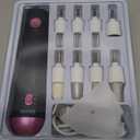 Electric Nail Drill, 8-in-1 Cordless Electric Nail File with LED Light, 5 Speeds Rechargeable Manicure and Pedicure Kit Hand Foot Care Tool for Nail Grinder Trim Polish for Women Baby (Black)