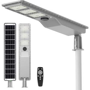 12000W Solar Street Light Outdoor Waterproof, Flood Light Dusk to Dawn with 60,000mAh LiFePO4 Battery & Motion Sensor, LED Security Lights Solar Powered for Parking Lot/Yard/Garage (8+ Years Lifespan)