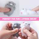 Nutty Toys Squishy Cat Set - 2" Soft Silicone Kawaii Kitties, Top Stress Relief Toy 2026, Unique Kids & Adults Egg Filler Gift Idea, Best Teenage Girl, Teen Boy & Tween Easter Basket Stuffers Present